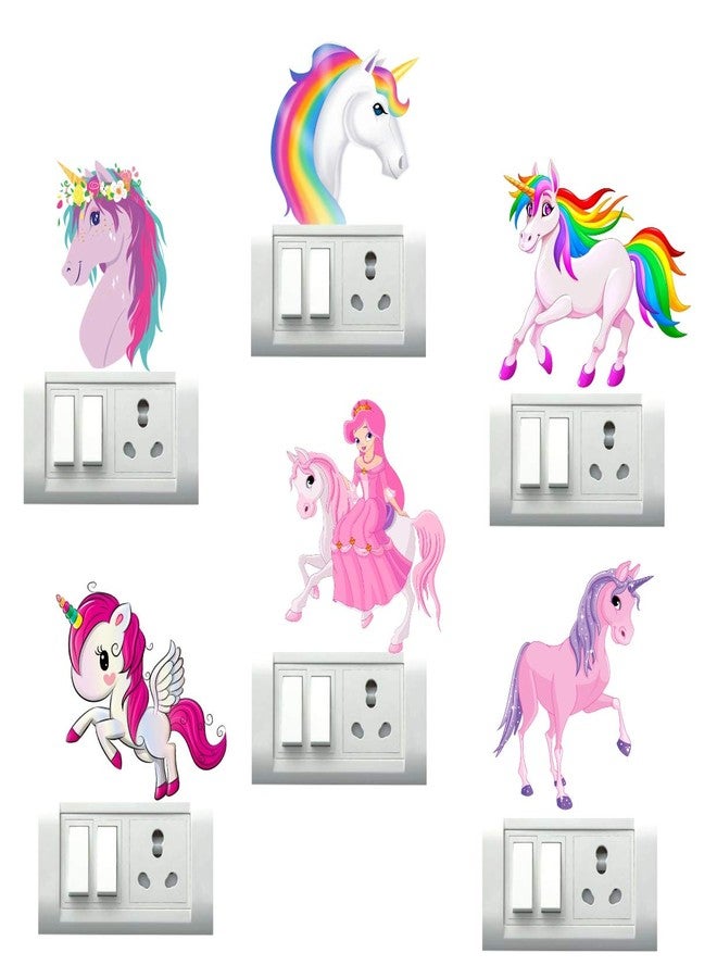Sticker Studio ملصقات وشعارات لوحة مفاتيح يونيكورن من ستيكر ستوديو، مصنوعة من الفينيل متعدد الألوان (30 سم × 25 سم) - Image 1